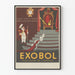 Poster vintage regolatore dell'intestino Exobol