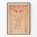 Poster vintage esposizione d'arte al museo moderno