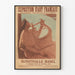 Poster vintage Esposizione d'arte francese alla Kunsthalle Basel 1906