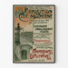 Poster vintage Esposizione della Città Moderna a Nancy 1913