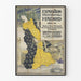 Poster vintage Esposizione Internazionale di Madrid 1893-94
