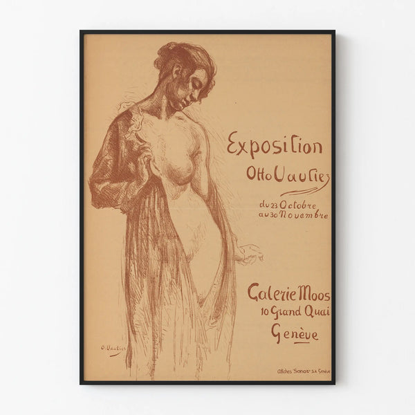 Poster della Mostra Otto Vautier Galerie Moos Ginevra