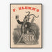Poster vintage F. Klemm's Bock con capra antropomorfa