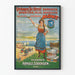 Poster pubblicitario vintage MÖWE conserve Arnold Sörensen Riga