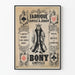 Poster vintage Fabrique de Cartes à Jouer Bony Lunéville
