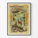 Poster vintage Conserves Alimentari dei Pirenei L-Sempastous