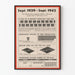 Poster vintage mobilitazione britannica guerra 1939-1942