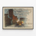 Poster vintage Avventure e Fuggitive della Guerra Civile — quadro incorniciato alla parete