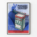 Poster vintage Farines Maltées Jammet design mulino a vento