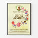 Poster vintage farine maltate Jammet decorazione murale retrò