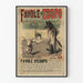 Poster vintage Favole di Esopo illustrata da Ernesto Griset