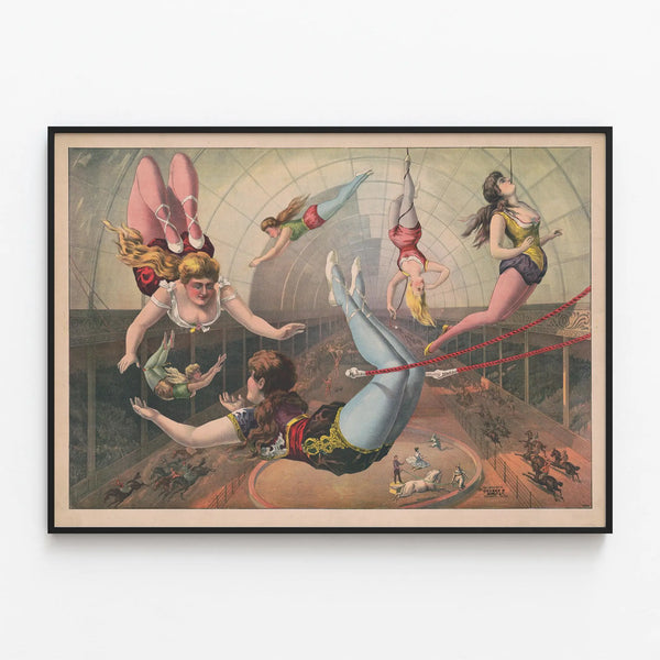 female-acrobats-on-trapezes-at-circus