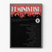 Poster decorativo Femminista Serata - Poster a tema femminista