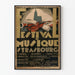 Poster Vintage Festival di Musica di Strasburgo 1932