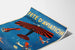 Poster vintage Festa dell'Aviazione con acrobazie e battesimi dell'aria