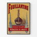 Poster vintage Feuillantine Liqueur Monastero di Limoges