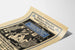 Poster vintage Fischers Bibliothek romans contemporains