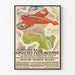 Poster vintage Flugplatz Basel Grand Meeting Aérien 1925