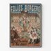 Poster vintage Folies Bergère Le Château de Mac-Arrott