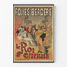 Poster vintage Folies Bergère Il re si annoia