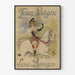 Poster Folies Bergère con Lona Barrison su cavallo bianco