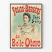 Poster vintage Folies Bergère La Belle Otero