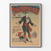 Poster vintage Folies-Rambuteau Mlle Lehmann