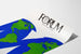 Poster vintage Forum English Teaching, mappa del mondo 1980
