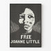 Poster decorativo da parete Free Joanne Little in bianco e nero
