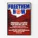 Poster Solidarietà Free Them Now per la Marcia degli Ebrei Sovietici