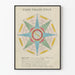 Poster vintage Free Trade Star per decorazione da parete