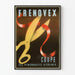 Poster vintage Frénovex taglio e emorragie uterine