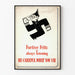 Poster vintage furtivo Fritz ascolta sempre