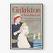 Poster vintage Galakton, alimentazione nutriente per bambini e mamme