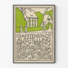 Poster vintage esposizione Gartenstadt Bromberg 1913-1914