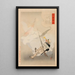 Récits émouvants della campagna contro la Cina e il mirror dell'onore Shirakami Genjiro con il suo clarino in bocca al momento della sua morte - Ogata Gekkō — quadro incorniciato alla parete
