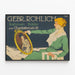 Poster vintage Gebr. Rohlich cornici e immagini — quadro incorniciato alla parete