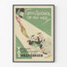 Poster vintage contro l'alcol alla guida
