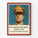 Poster vintage Generale Douglas MacArthur comandante del Pacifico