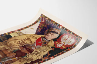 Poster ritratto del Generale Władysław Sikorski decorativo