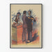 Poster vintage moda maschile - Atelier di sartoria su misura