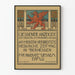 Poster vintage Giessener Anzeiger con leone alato