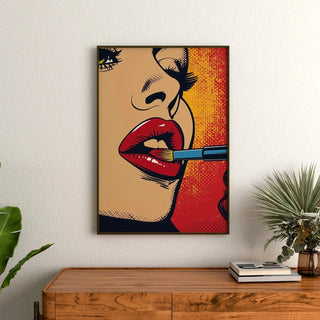 Manifesto Pop Art - Rossetto