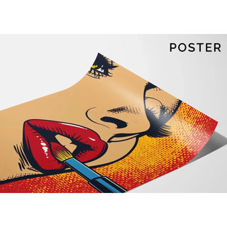 Manifesto Pop Art - Rossetto