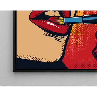Manifesto Pop Art - Rossetto