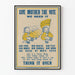 Poster vintage Dare il diritto di voto alle madri
