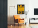 Poster grafico Go Era 3 2 1 in blu e giallo
