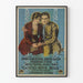 Poster vintage del film Addio Bill con coppia nostalgica