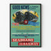 Poster vintage Treno Orange Blossom Specials in Florida