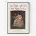 Poster vintage Good Night Little Girl di J.C. Macy